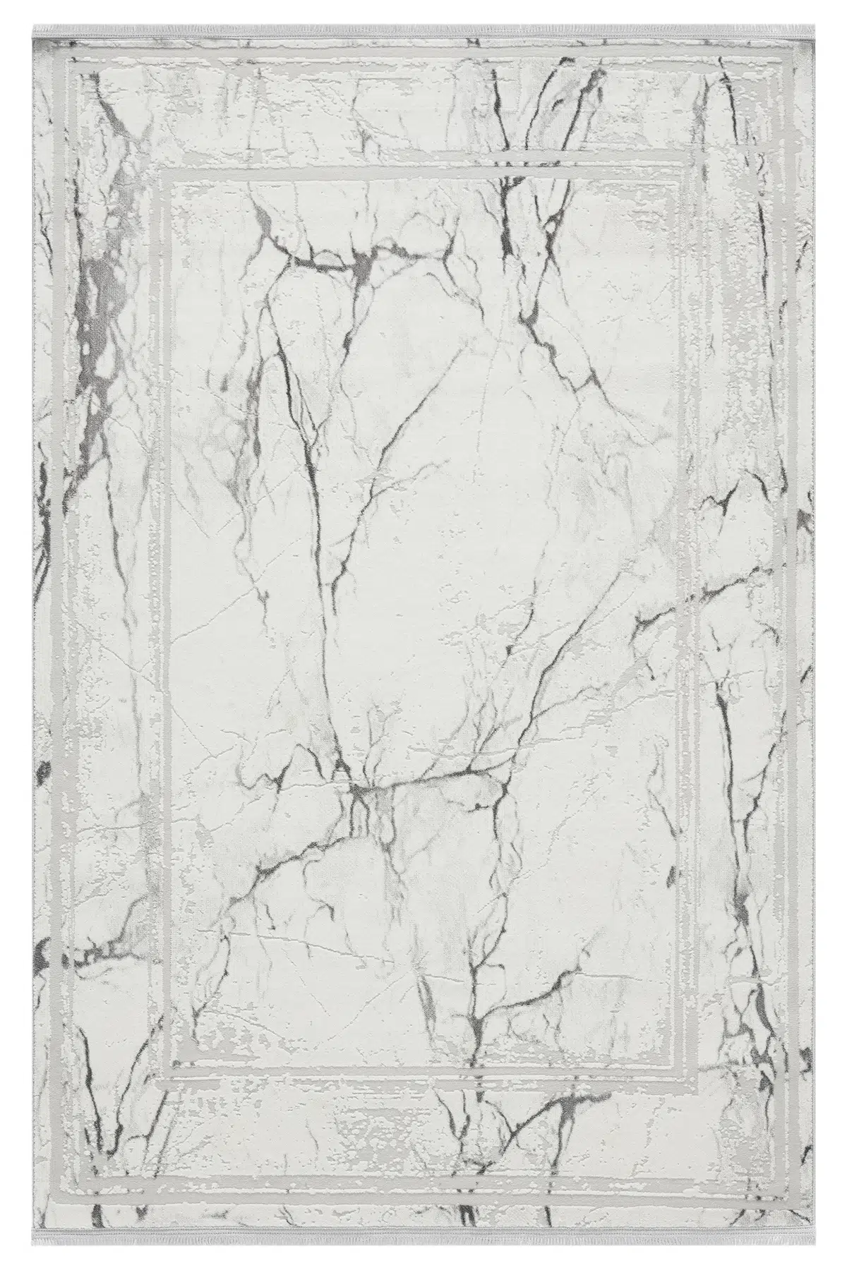 Asya Gri Halı Akrilik Halı Yumuşak Dokulu Salon Oturma Odası Yatak Odası Halısı 529