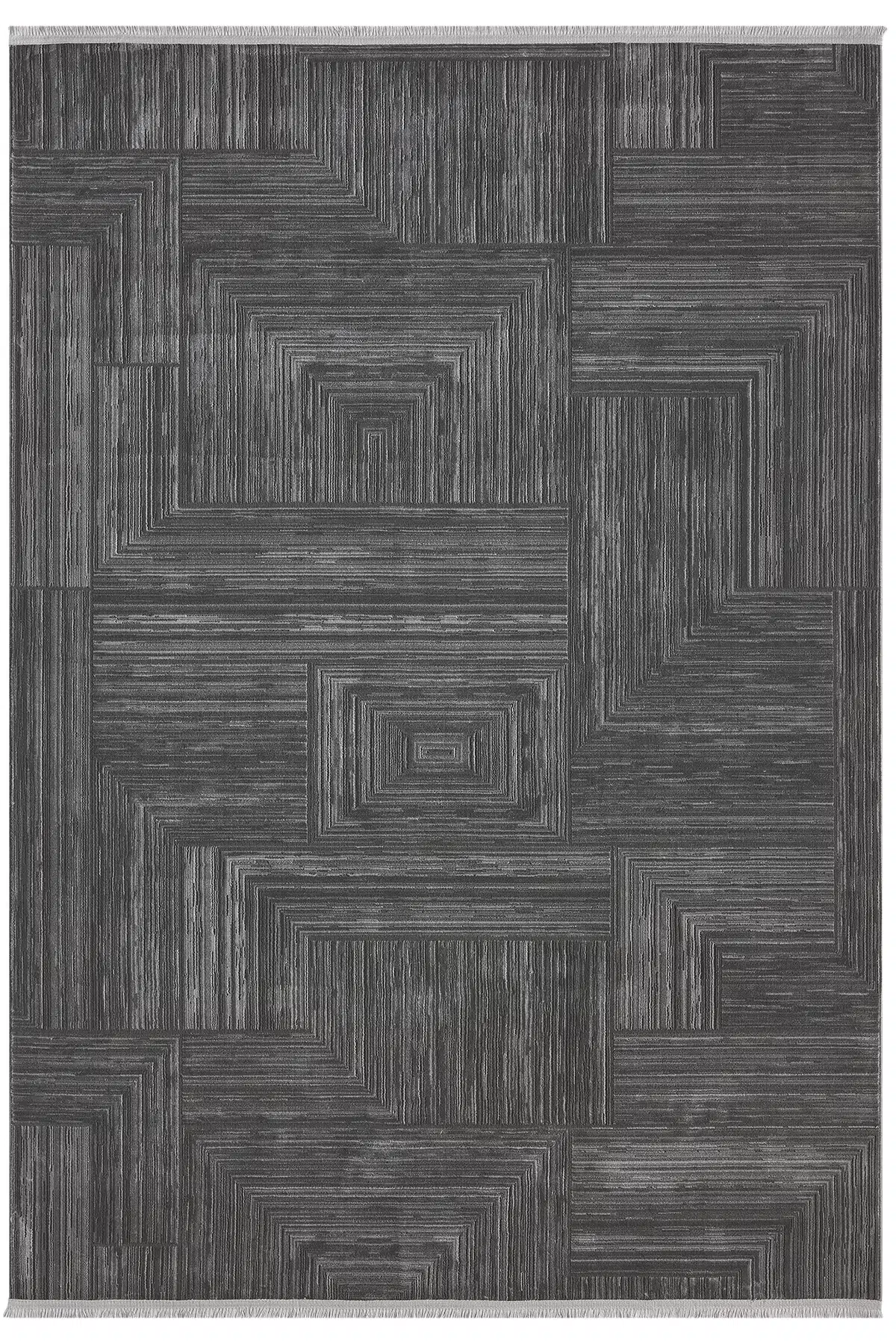 Gusto Antrasit Halı Salon Oturma Odası Çocuk Odası Yatak Odası Halısı 902