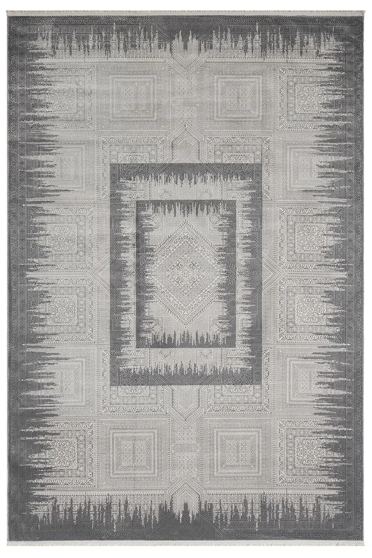 Gusto Antrasit Halı Salon Oturma Odası Çocuk Odası Yatak Odası Halısı 907