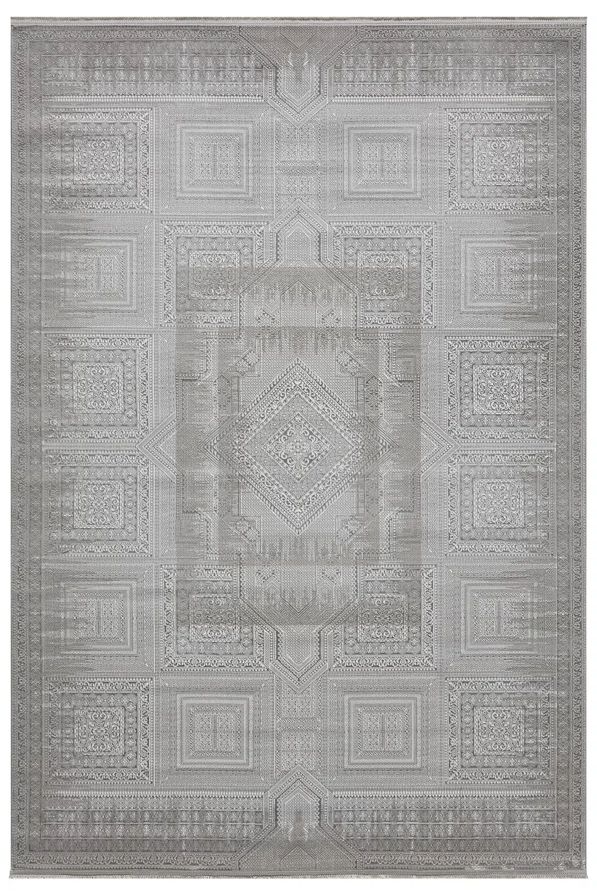 Gusto Gri Halı Salon Oturma Odası Çocuk Odası Yatak Odası Halısı 907