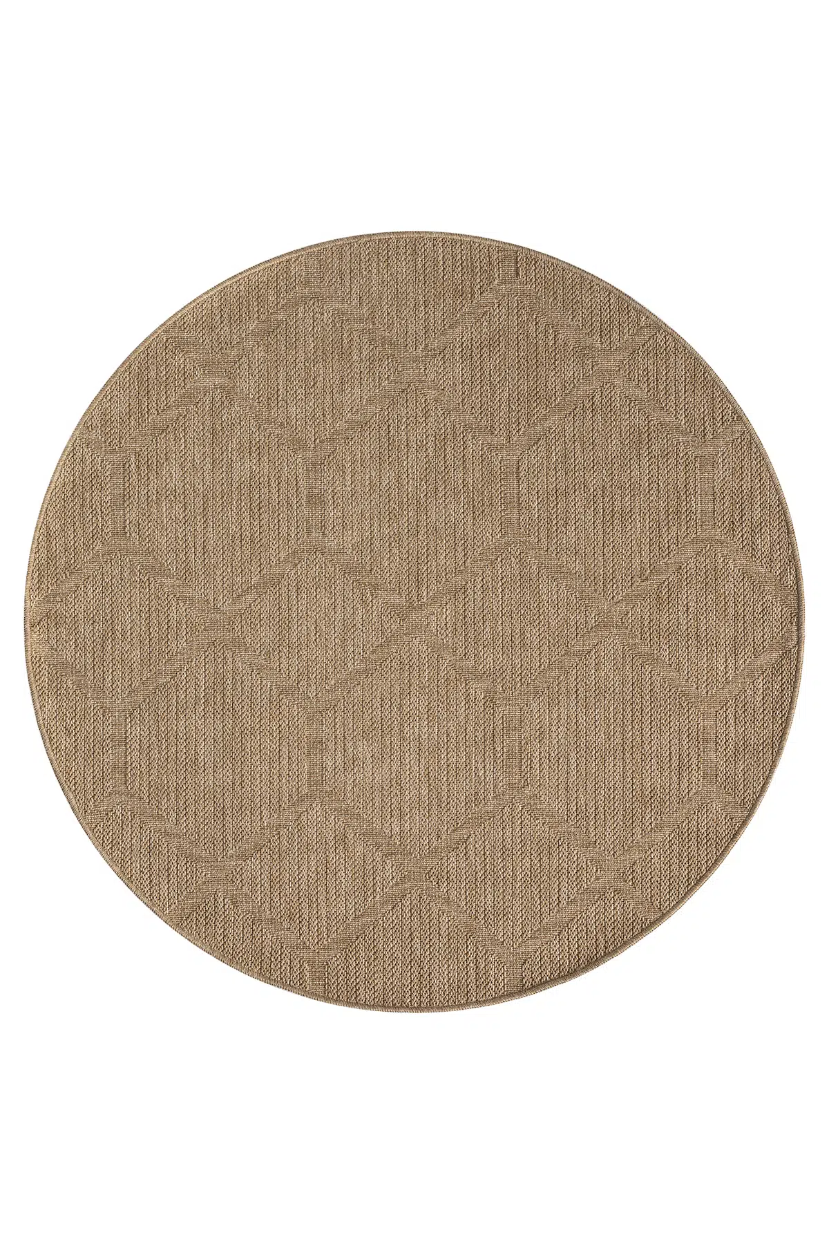  İndia Bej Daire Halı Salon Oturma Odası Çocuk Odası Yatak Odası Halısı 669