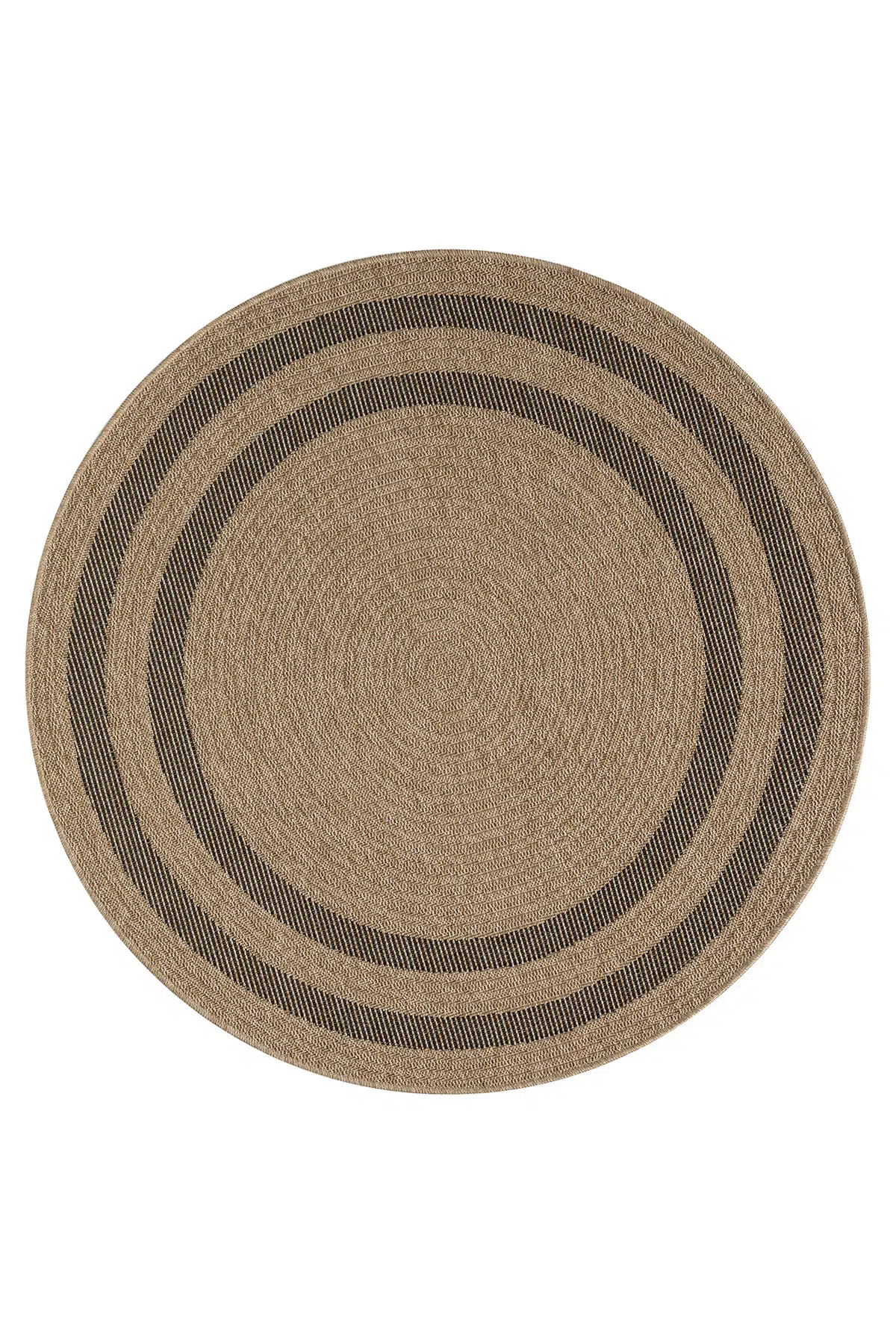  İndia Siyah Daire Halı Salon Oturma Odası Çocuk Odası Yatak Odası Halısı 668