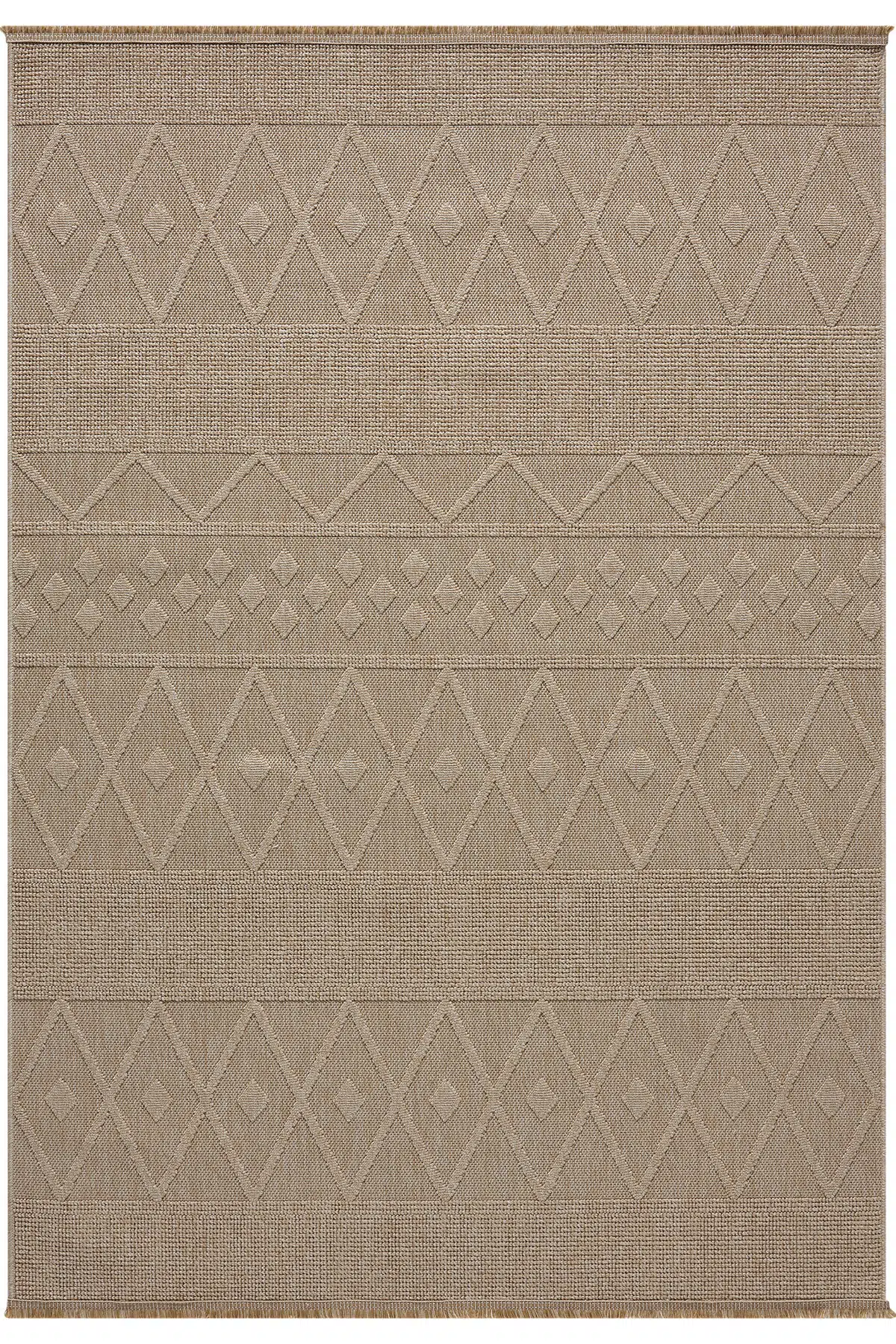 Loopy Bej Halı Salon Oturma Odası Çocuk Odası Yatak Odası Halısı 620