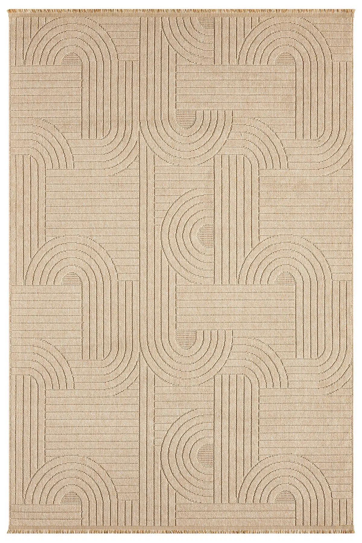 Loopy Bej Halı Salon Oturma Odası Çocuk Odası Yatak Odası Halısı 623