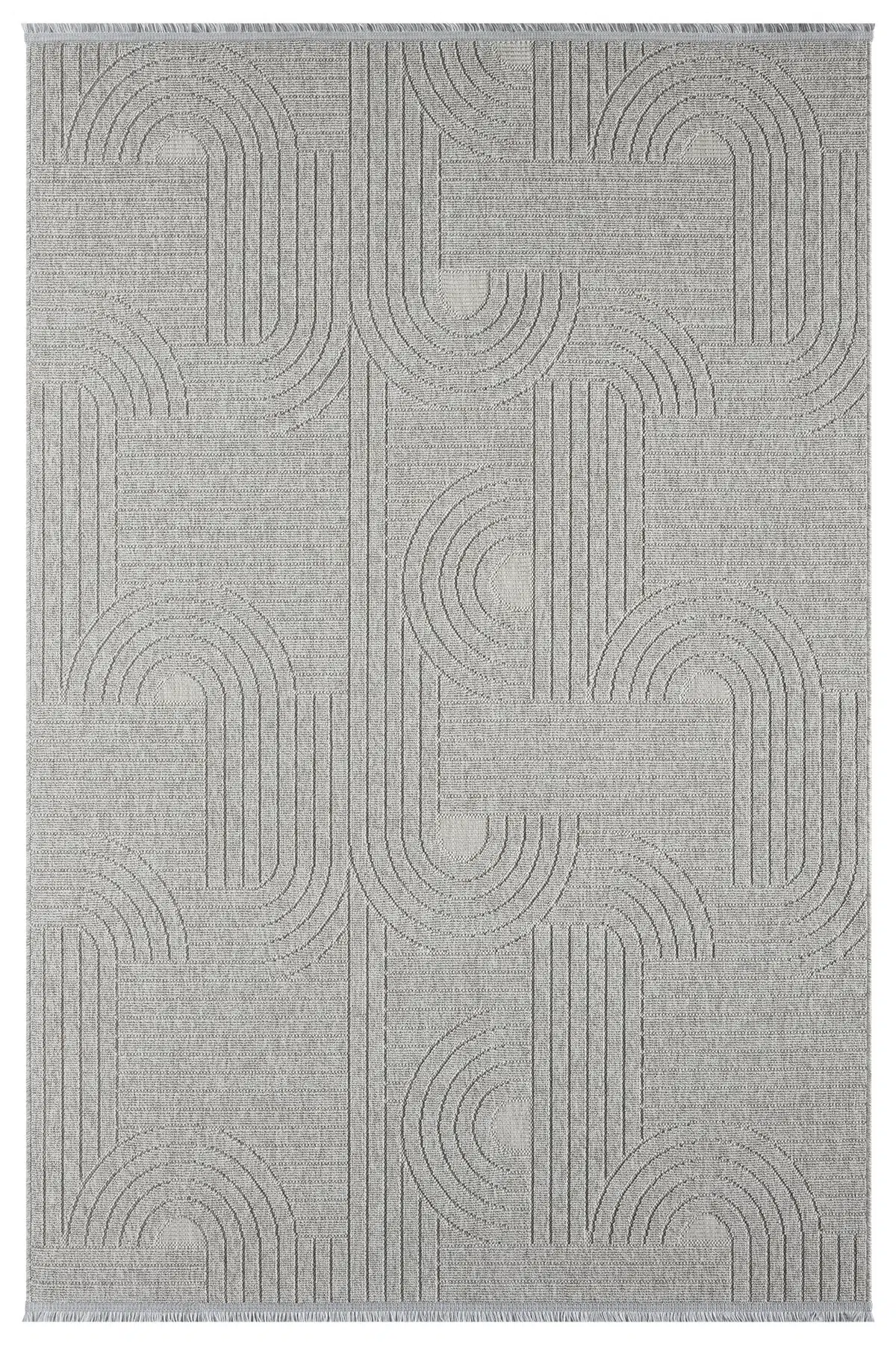 Loopy Gri Halı Salon Oturma Odası Çocuk Odası Yatak Odası Halısı 623