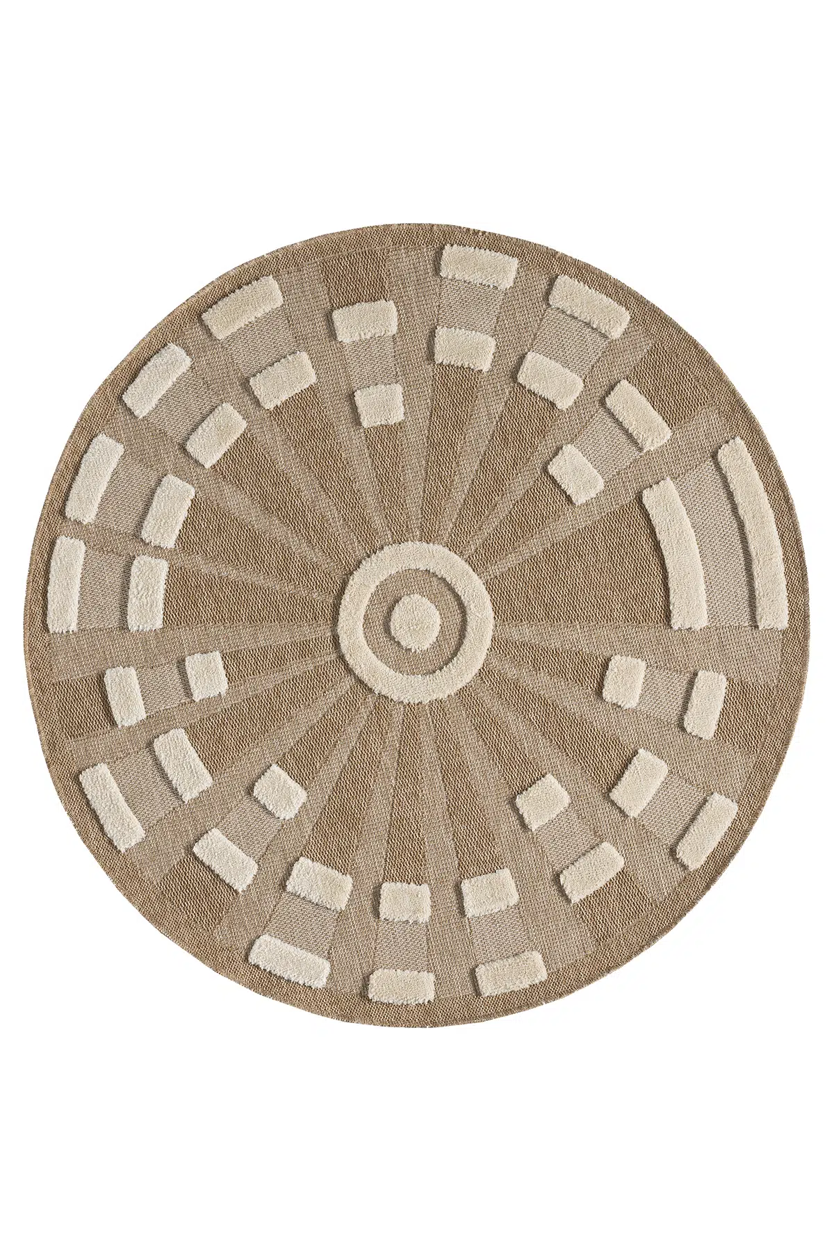 Marakeş Daire Beyaz Halı Salon Oturma Odası Çocuk Odası Yatak Odası Halısı 677D