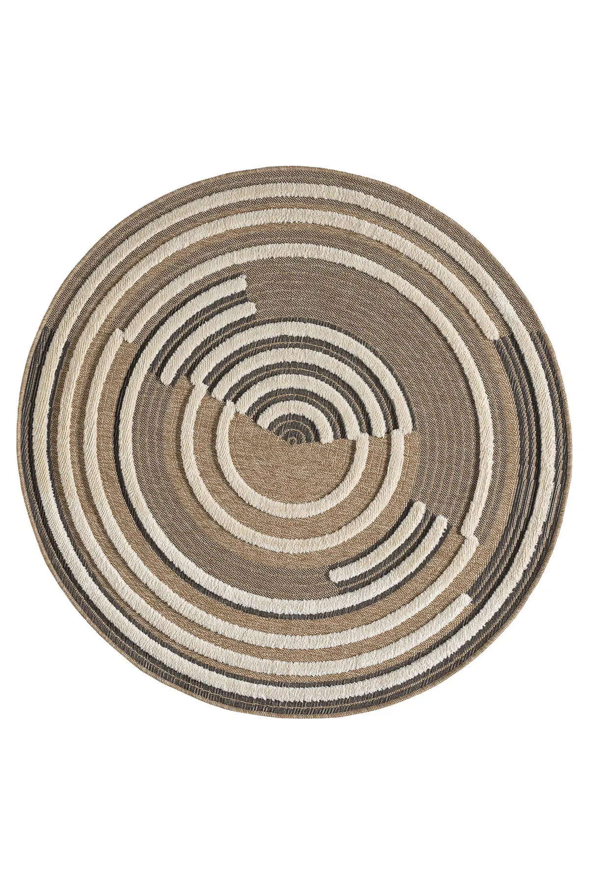 Marakeş Daire Siyah Halı Salon Oturma Odası Çocuk Odası Yatak Odası Halısı 674D