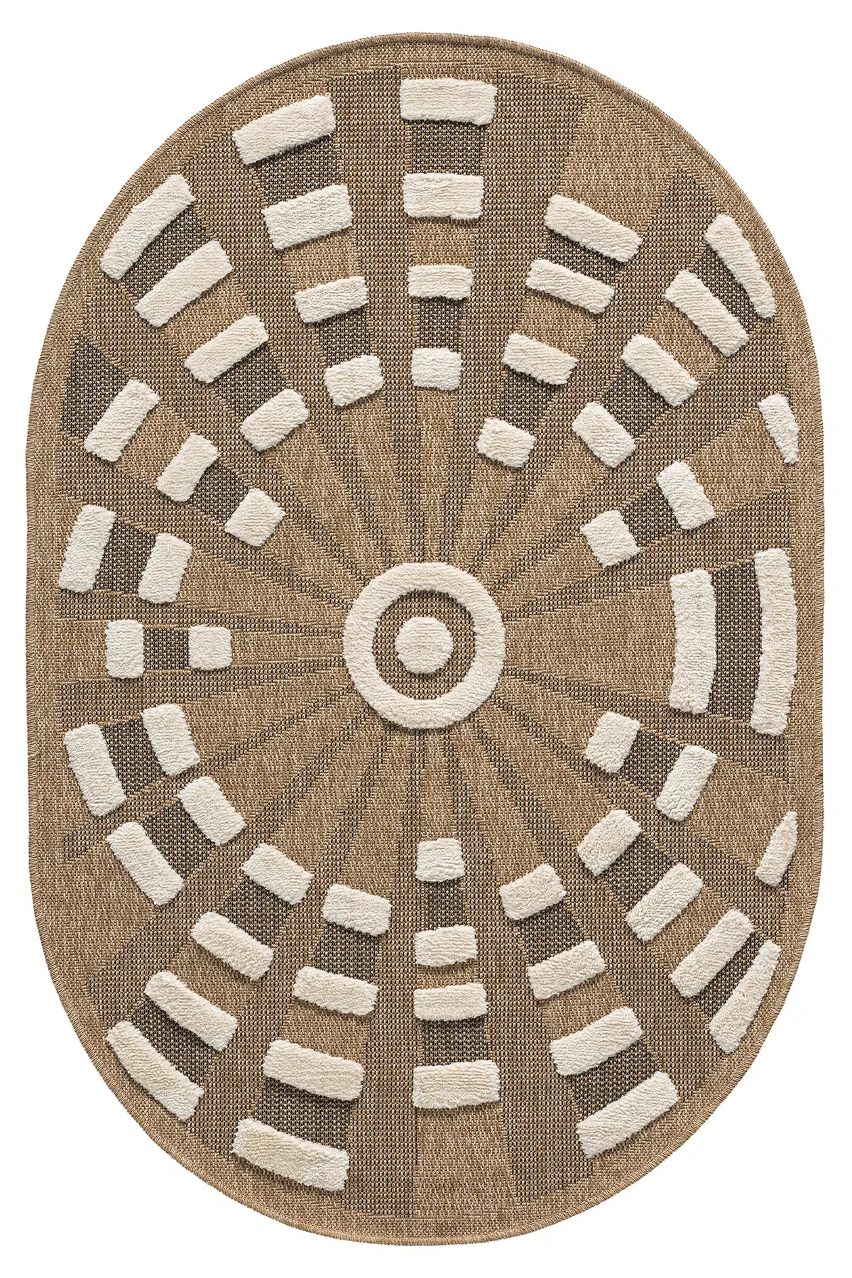 Marakeş Siyah Oval Halı Salon Oturma Odası Çocuk Odası Yatak Odası Halısı 677O