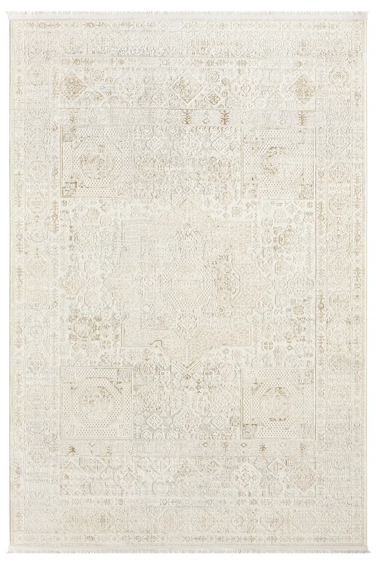 Smart Bej Halı Salon Oturma Odası Çocuk Odası Yatak Odası Halısı 12004