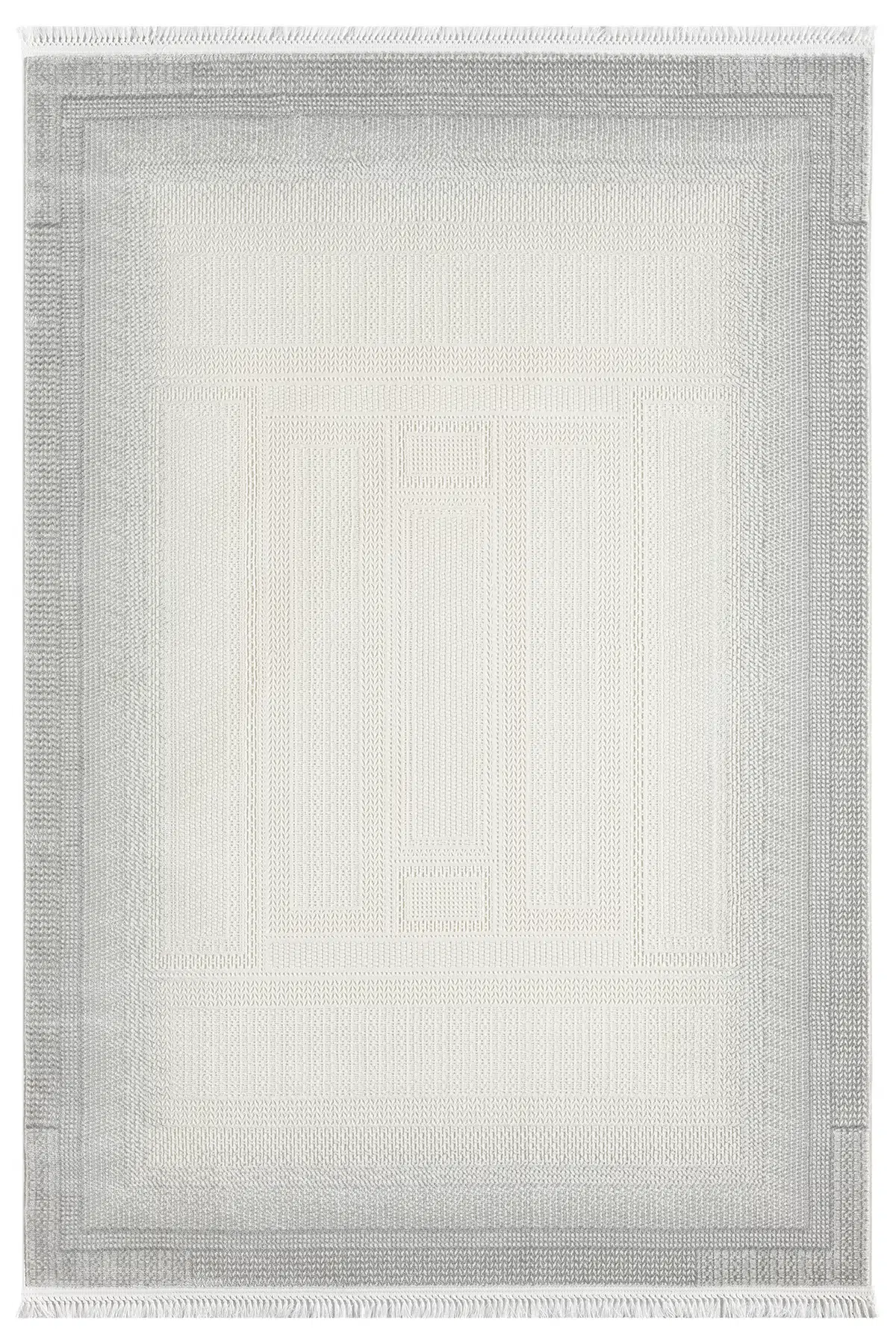 Smart Gri Halı Salon Oturma Odası Çocuk Odası Yatak Odası Halısı 12006