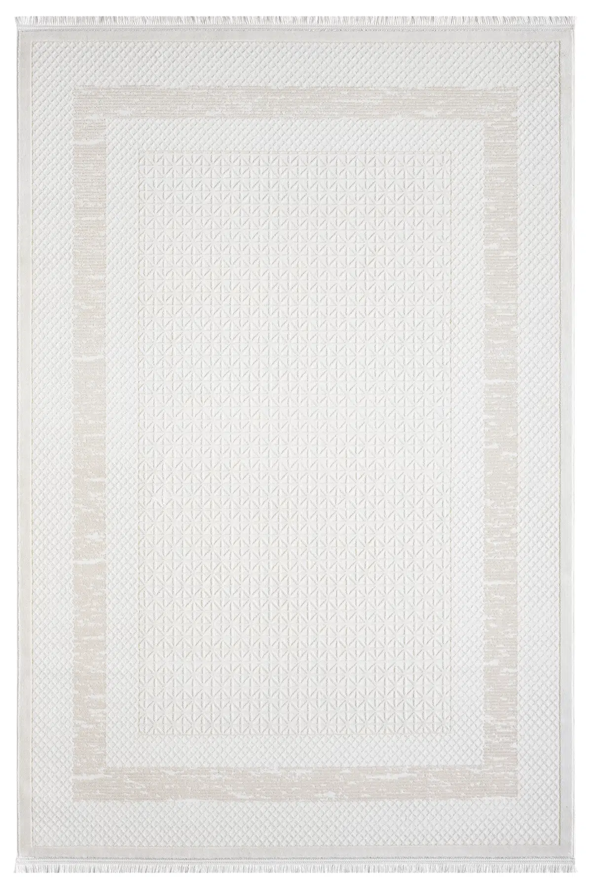 Vista Bej Halı Akrilik Halı Yumuşak Dokulu Salon Oturma Odası Yatak Odası Halısı 5111