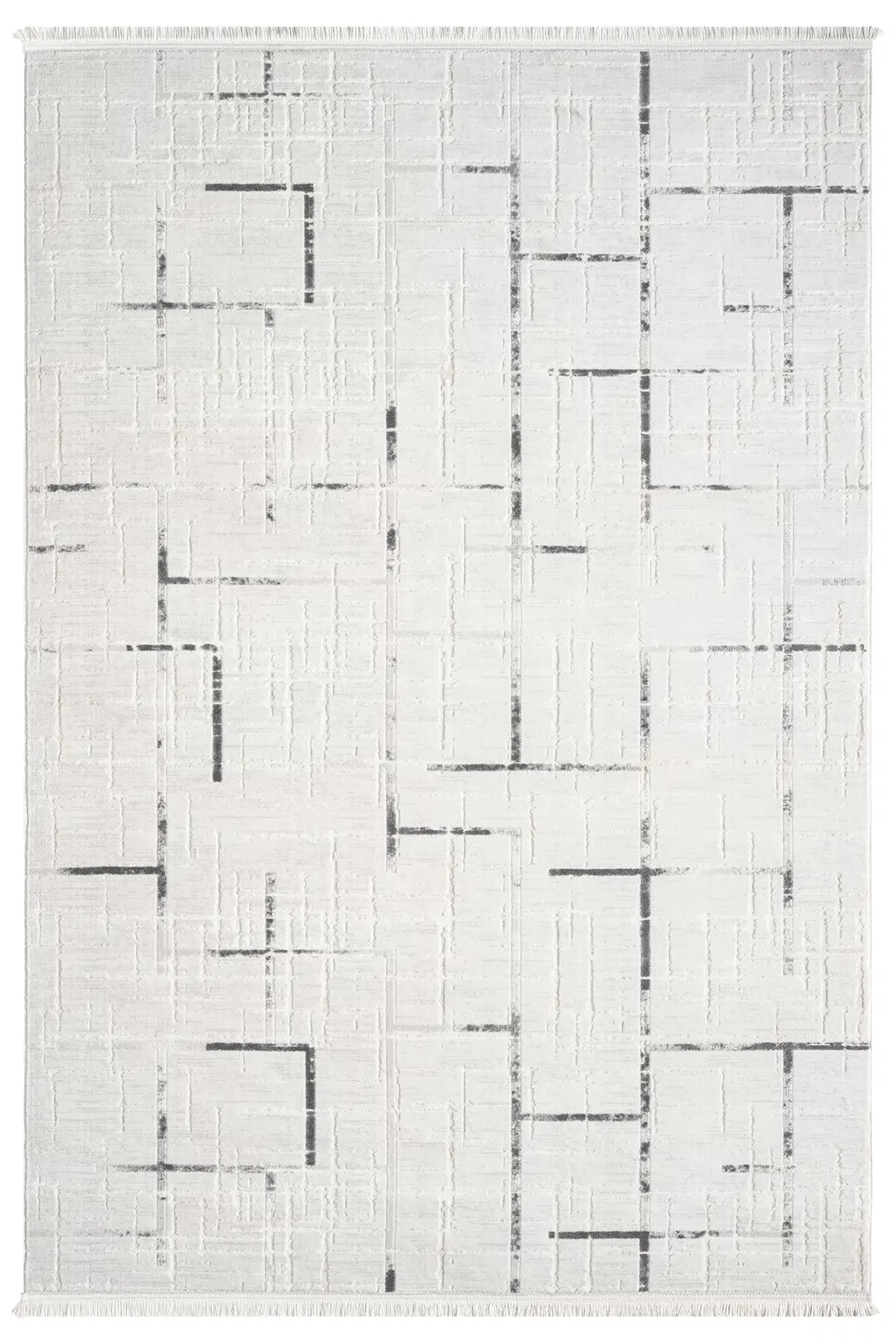 Vista Gri Halı Akrilik Halı Yumuşak Dokulu Salon Oturma Odası Yatak Odası Halısı 5118