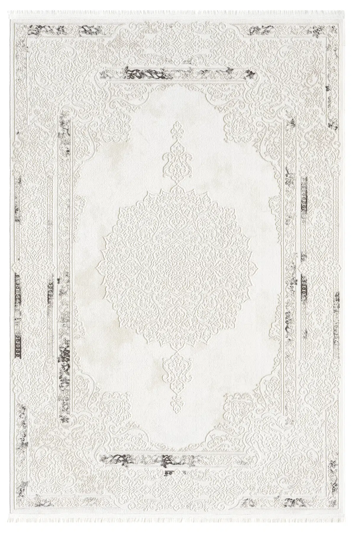 Vista Gri Halı Akrilik Halı Yumuşak Dokulu Salon Oturma Odası Yatak Odası Halısı 5122