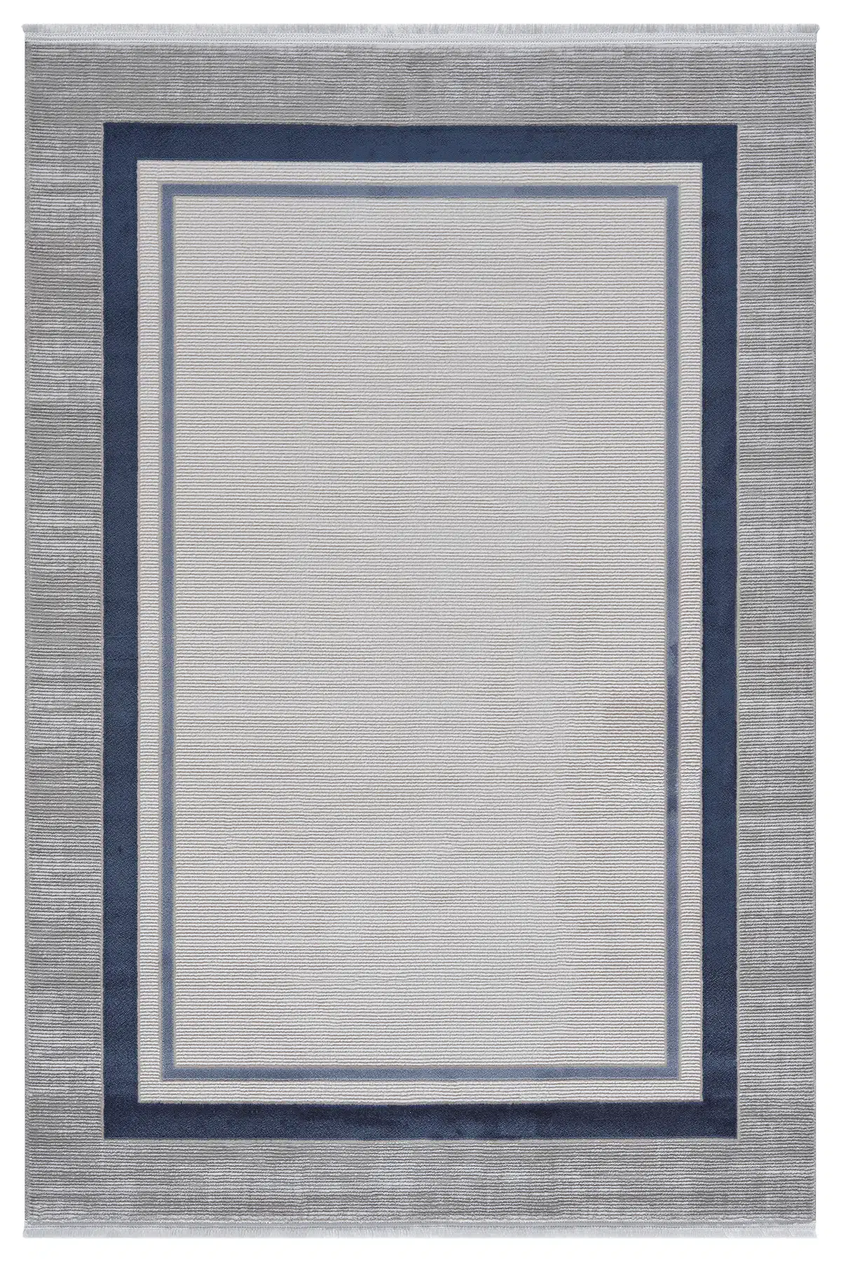 Zen Mavi Halı Akrilik Halı Yumuşak Dokulu Salon Oturma Odası Yatak Odası Halısı 7001